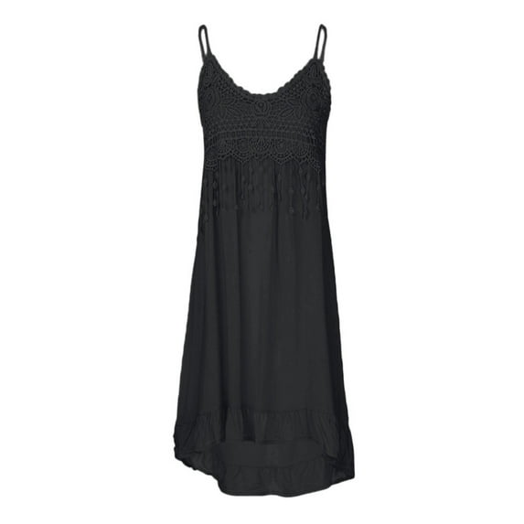 Odeerbi Slip Midi Dresses for Women 2025 Fashion Sleeveless Summer Tassel Cotton 2025 Fashion Long Dress Pink