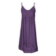 thumbnail image 1 of Odeerbi Slip Midi Dresses for Women 2025 Fashion Sleeveless Summer Tassel Cotton 2025 Fashion Long Dress Pink, 1 of 6