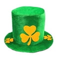 thumbnail image 1 of Odeerbi St. Patrick's Day Top Hat for Men Women New Trendy Green Irish Hat Performance Hat Unisex Party Hat, 1 of 1