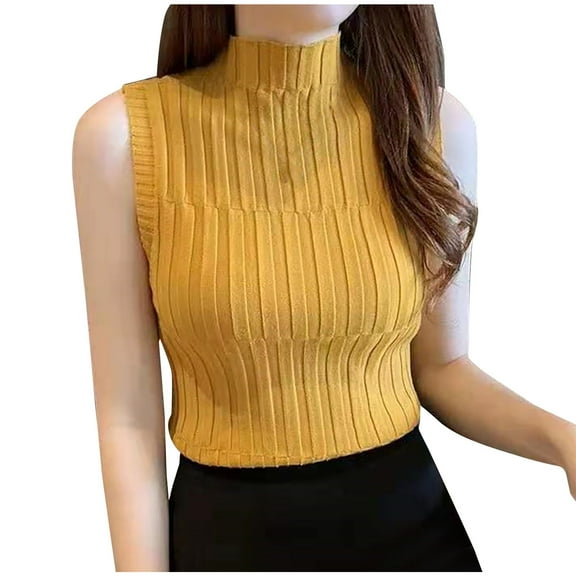 Odeerbi Tank Top For Women Sleeveless Tops 2025 Casual Blouse Trendy Solid T Shirts White