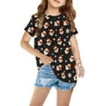 thumbnail image 1 of Odeerbi Teen Boys Girls Christmas T-shirt Christmas Print Casual Short Sleeve Tops Shirt Teen Clothes Black, 1 of 4