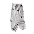 thumbnail image 1 of Odeerbi Teen Boys Girls Flannel Fleece Pajama Pants Winter Thermal Sleepwear Bottoms Fashion Cute Printed Warm Plush Thick Long Pajama Bottoms Teen Clothes Gray, 1 of 3