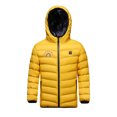 thumbnail image 1 of Odeerbi Teen Boys Girls Heated Jacket Kids Puffer Coat Children USB Intelligent Constant Temperature 3 Areas Heated Coat Plus Size Winter Windproof Heated Jacket Yellow 14-15 Years, 1 of 7