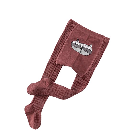 Odeerbi Thermal Leggings for Infant Girls Cotton Pantyhose Tights Socks Baby Children's Cute Non-slip Keep Warm Bottoming Socks