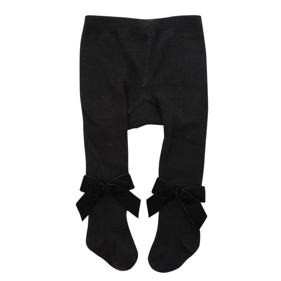 Odeerbi Thermal Leggings for Infant Girls Cotton Pantyhose Tights Socks Baby Children's New Combed Bow Bottom Pants