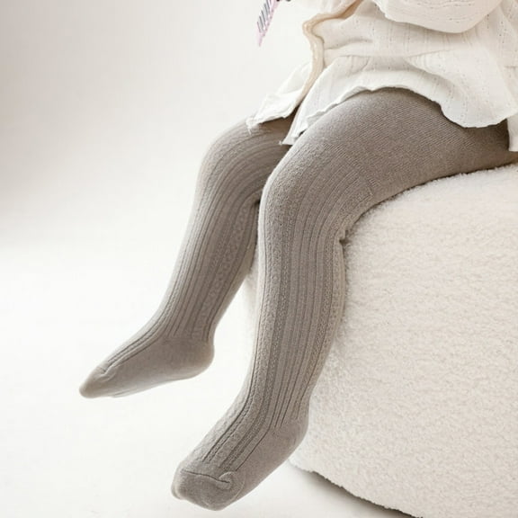 Odeerbi Thermal Leggings for Infant Girls Cotton Pantyhose Tights Socks Baby Children's New Combed Bow Bottom Pants