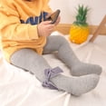 thumbnail image 1 of Odeerbi Thermal Leggings for Toddler Girls Cotton Pantyhose Tights Socks Baby Children's New Combed Bow Bottom Pants, 1 of 6