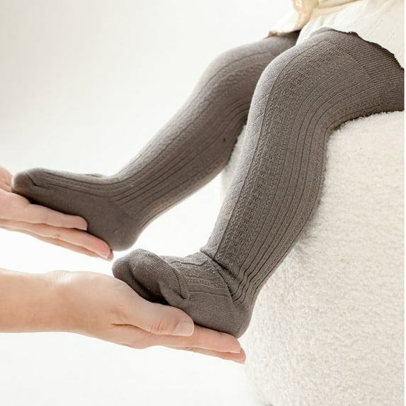 Odeerbi Thermal Leggings for Toddler Girls Cotton Pantyhose Tights Socks Baby Children's New Combed Bow Bottom Pants