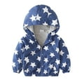thumbnail image 1 of Odeerbi Toddler Baby Boys Girls Cartoon Pattern Cute Zipper Pocket Windproof Jacket Coat, 1 of 4
