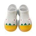 thumbnail image 1 of Odeerbi Toddler Baby Boys Girls Socks Cute Breathable Soft Non-slip Toddler Shoes Socks Trendy Cartoon Pattern Cotton Yellow, 1 of 4