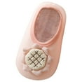 thumbnail image 1 of Odeerbi Toddler Baby Girls Boys Shoes Floor Socks Thin Cotton Mesh Soft Bottom Non-Slip Baby Toddler Socks Pink, 1 of 4