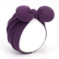 thumbnail image 1 of Odeerbi Toddler Baby Girls Cotton Bow Headwrap Headband Knot Turban Hairband, 1 of 3