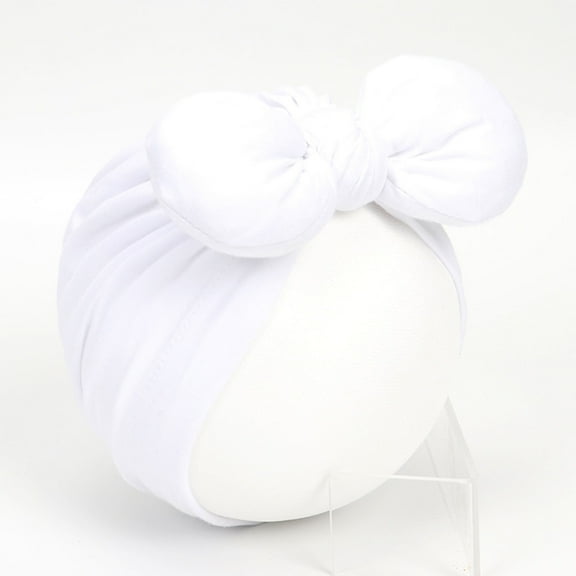 Odeerbi Toddler Baby Girls Cotton Bow Headwrap Headband Knot Turban Hairband