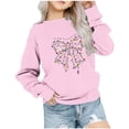 thumbnail image 1 of Odeerbi Toddler Boys Girls Crewneck Sweatshirts Long Sleeve Sweatshirt, 1 of 5