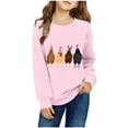 thumbnail image 1 of Odeerbi Toddler Boys Girls Christmas Crewneck Sweatshirts Fall Winter Pullover Sweatshirt Kids Long Sleeve Christmas Pattern T-shirt Sweatshirt Top Toddler Clothes, 1 of 4