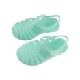 thumbnail image 1 of Odeerbi Toddler Boys Girls Jelly Sandals Comfortable Summer Sandals Cute Candy Colors Hollow Out Shoes Non-slip Soft Sole Beach Roman Sandals Mint Green, 1 of 7