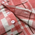 thumbnail image 1 of Odeerbi Toddler Boys Girls Plaid Shacket Jacket Kids Toddler Flannel Shirt Long Sleeve Plaid Jacket Baby Fall Shirt Coat Outwear 5-6 Years, 1 of 1
