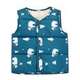 thumbnail image 1 of Odeerbi Toddler Boys Girls Puffer Vest Fall Winter Thermal Gilet Down Vest Baby Children's Round Neck Warm Sleeveless Jacket Coat Toddler Clothes Green, 1 of 3