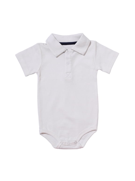 Toddler Boys Girls Tennis Bodysuit Short Sleeve Collared Cotton Golf Bodysuits