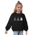 thumbnail image 1 of Odeerbi Toddler Girls Cotton Crewneck Sweatshirts Fall Winter Pullover Sweatshirt Fall Winter Heart Print Long Sleeve Sweater Top Toddler Clothes Black, 1 of 5