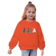 thumbnail image 1 of Odeerbi Toddler Girls Cotton Crewneck Sweatshirts Fall Winter Pullover Sweatshirt Fall Winter Heart Print Long Sleeve Sweater Top Toddler Clothes Orange, 1 of 5