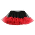 thumbnail image 1 of Odeerbi Toddler Girls Layered Tutu Skirt Tulle Dance Skirts Toddler Baby Cute Multicolor Net Yarn Princess Skirt Bow Hairpin Suit Red 2-4 Years, 1 of 4