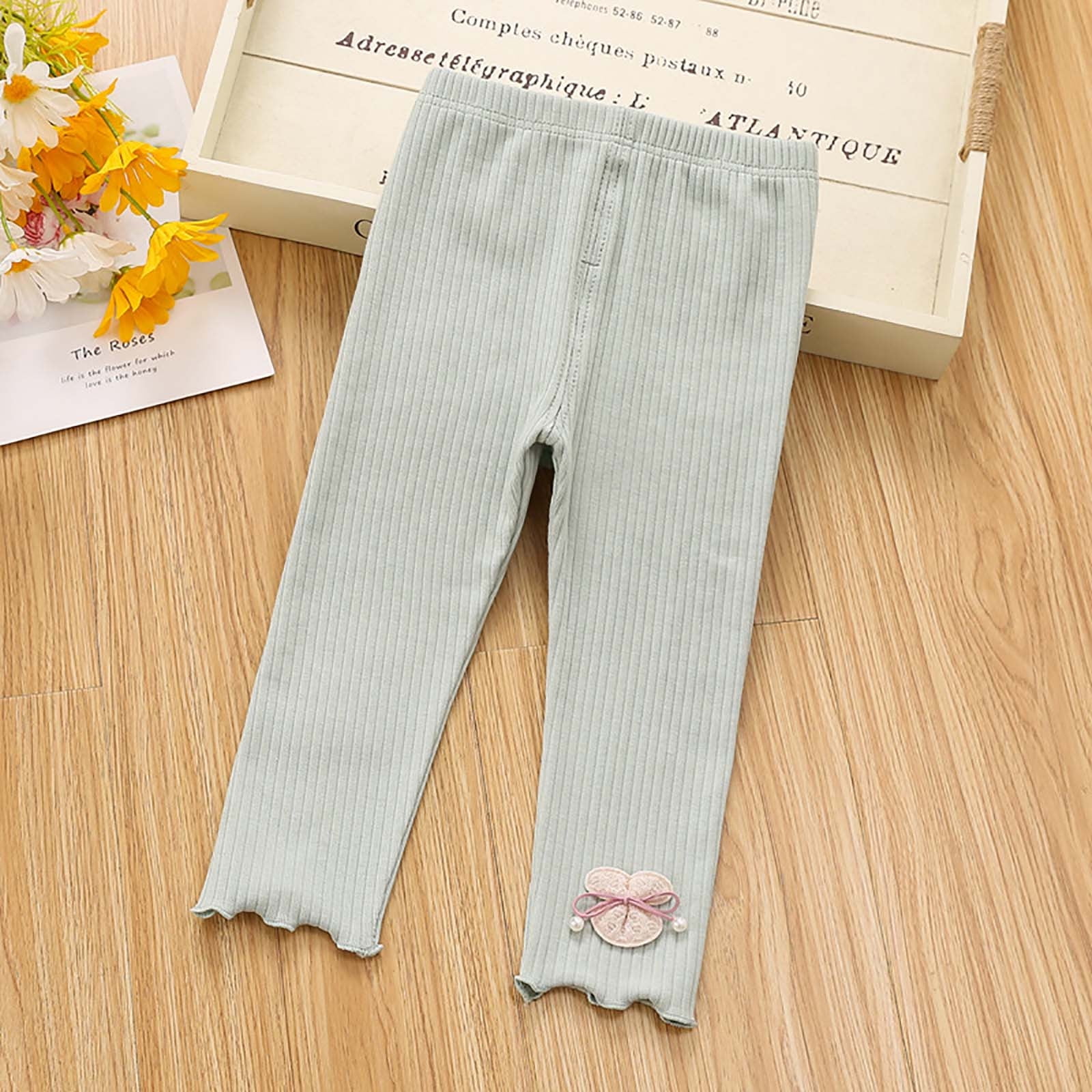 Odeerbi Toddler Girls Leggings Cotton Tights Pants New Style Spring ...