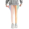 thumbnail image 1 of Odeerbi Kids Girls Leggings Tie-dye Stretchy Tights Pants Gradient Printed Pants High Waist Stretchy Soft Tights Kids Summer School Wearing Orange, 1 of 5