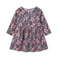 thumbnail image 1 of Odeerbi Toddler Girls Long Sleeve Cute Floral Dresses Cotton Princess Dress Childrens Spring A-Line Dress Toddler Girls Clothes, 1 of 2