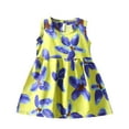 thumbnail image 1 of Odeerbi Toddler Girls Summer Cotton Tank Dress Cute Floral Sun Dress Comfortable Sleeveless A-Line Dress Toddler Girls Clothes, 1 of 3