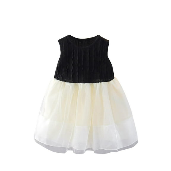 Odeerbi Toddler Girls Summer Tulle Tank Dress Cute Princess Sun Dress Sleeveless Tutu Dress Toddler Girls Clothes