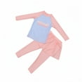 thumbnail image 1 of Odeerbi Toddler Girls UV Protection Rash Guard Swim Set, 2-Piece, Sizes 3-9 Years, 1 of 8