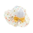 thumbnail image 1 of Odeerbi Toddler Hat Baby Boys Girls Cotton Bucket Hat Summer Sun Hat for Sun Protection 2025 Fashion Heart Print Mesh Breathable Cap Cute Sunscreen Hat White, 1 of 4