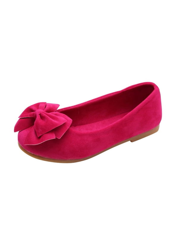 Toddler Kids Girls Princess Sandals Shoes Slip Resistant Lovely Prewalker Bow Hollow Out Shoes Baby Cute 2025 Fashion Non Slip Shoes Hot Pink