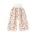 thumbnail image 1 of Odeerbi Toddler Pants Baby Boys Girls Breathable Waterproof Diaper Pants Baby Clothes Cotton Cute Cartoon Pattern Impermeable Leakproof Diaper Pants Multicolor, 1 of 4