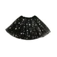 thumbnail image 1 of Odeerbi Toddler Skirt Girls Tulle Tutu Skirt Kids Star Sequins Princess Skirt Baby Outfits Clothes Black, 1 of 4