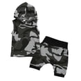 thumbnail image 1 of Odeerbi Toddler Two-piece Set Boys Girls Camouflage Outfits Hooded Tank Tops Baby Clothes Sleeveless Tops Shorts Outfits Sets Camouflage, 1 of 9