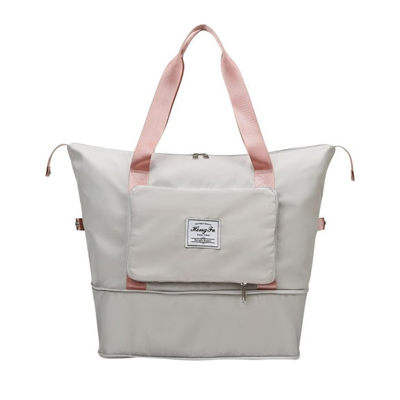 Odeerbi Tote Bag for Women Gym Bag Dry And Wet Separation Swimming Bag Waterproof Beach Storage Sports Equipment Backpack Bag Gray