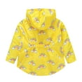 thumbnail image 1 of Odeerbi Trench Coat Girls Child's Hooded Windbreaker Zipper Shirt Cartoon Rainbow Coat Water Proof Jacket, 1 of 9