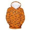 thumbnail image 1 of Odeerbi Winter Coats For Men Heavy Coat Trendy Flight Suit Reversible Hooded Collar Jacket Warm Coat Orange, 1 of 4