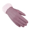 thumbnail image 1 of Odeerbi Winter Gloves for Women 2024 Girls Warm Windproof Gloves Winter Using Purple, 1 of 2