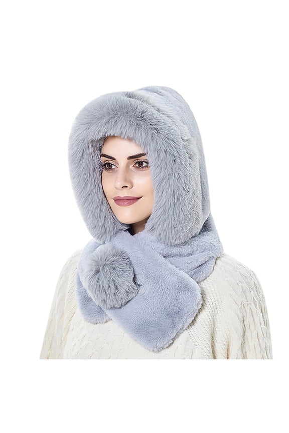 Winter Hats for Women 2025 Trendy Windproof Outdoors Warm Leisure Hat Gray