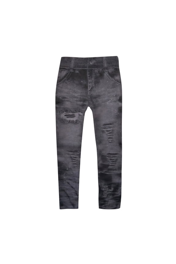 Women Pants LeggingsClassic Denim Jeans Leggings Casual Pants Imitation Denim Super Elastic Ladies Slim Trousers Black