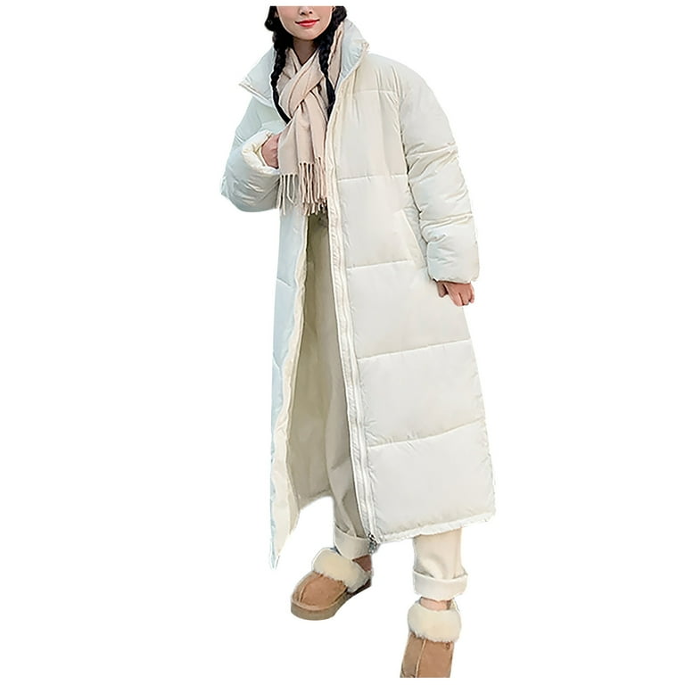Odeerbi Women's Winter Cotton Coat Puffer Jacket Long Down