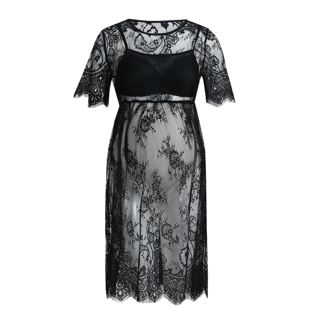 Odeerbi Womens Dress Lace Maternity Dress for Photoshoot Breastfeeding Dress Women Short Sleeve Photography Fancy Dress Pregnancy Clothes Black - Walmart.com Odeerbi Womens Dress Lace Maternity Dress for Photoshoot Breastfeeding Dress Women Short Sleeve Photography Fancy Dress Pregnancy Clothes Black - Walmart.com