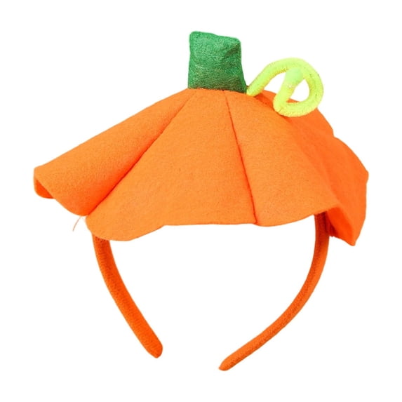 Odeerbi Womens Halloween Pumpkin Headband Cute Hair Hoop Hair Accessory for Party Dress Up
