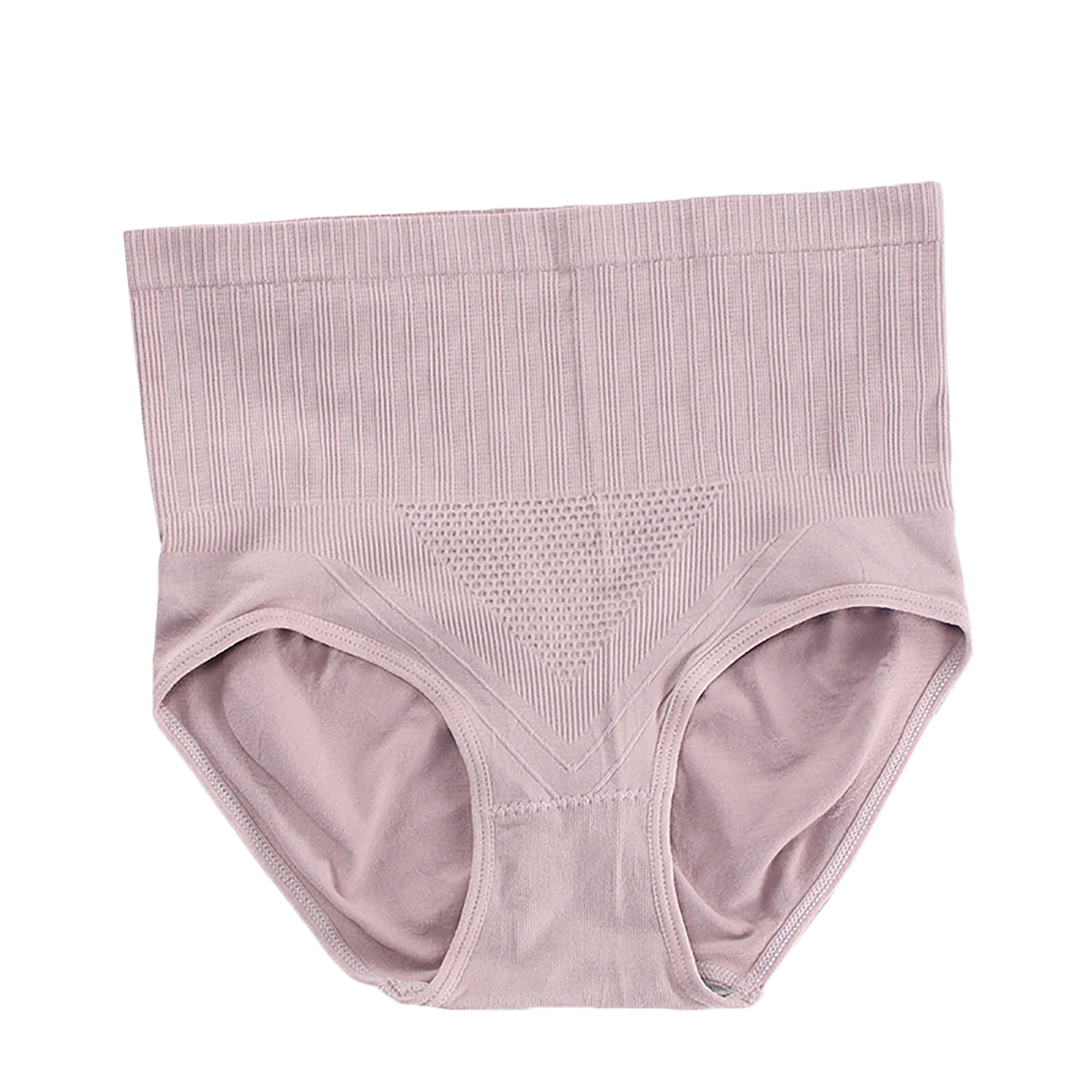 Odeerbi Womens Underwear Seamless Briefs 2024 New High Waist Panties Graphene Crotch