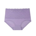 thumbnail image 1 of Odeerbi Womens Underwear Seamless Briefs Lace High Waisted Body Shaper Shorts Shapewear Tummy Control Purple, 1 of 5