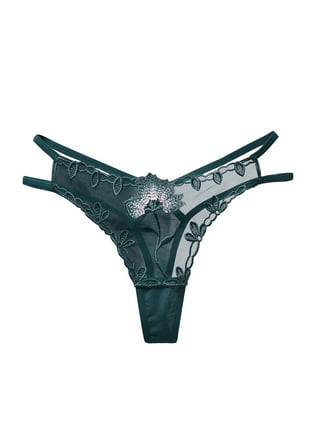 XFLWAM Women Underwear Cotton Thongs T Back See Through G-Strings Sexy Lace  Breathable Bikini Panties Teens Underwear Beige S 