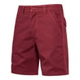 thumbnail image 1 of Odeerbi Workout Shorts for Men Beach Bermuda Shorts Summer Slim Mid-waist Pants 2025 Casual Five-point Sports Shorts Pants Burgundy, 1 of 2